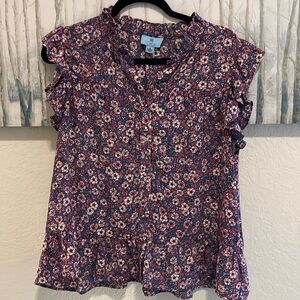 Feminine floral top